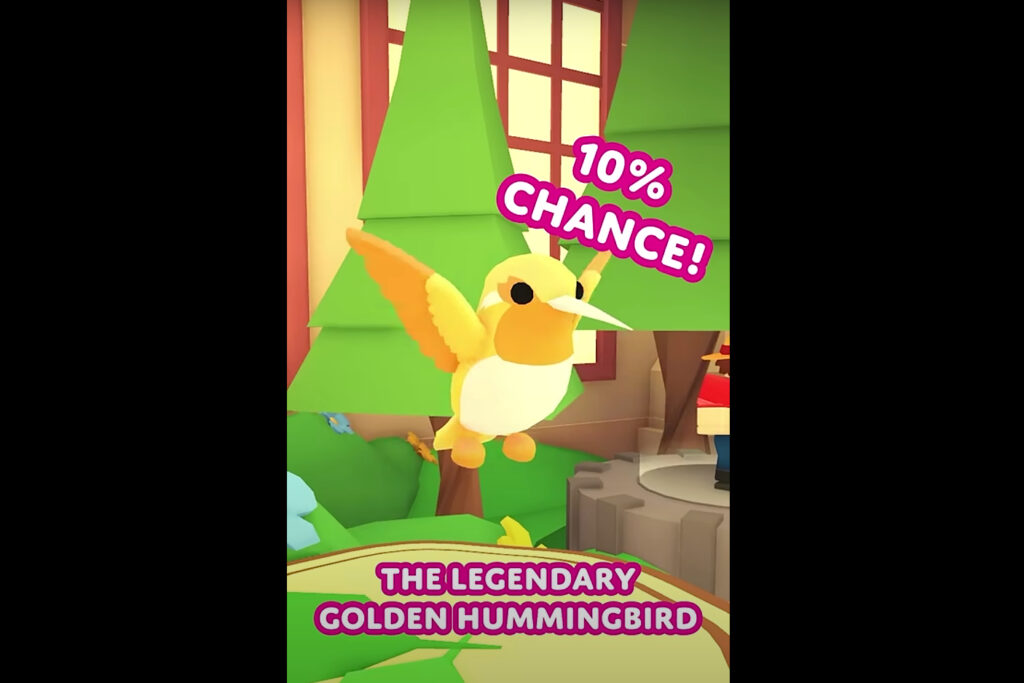 Adopt Me Golden Hummingbird