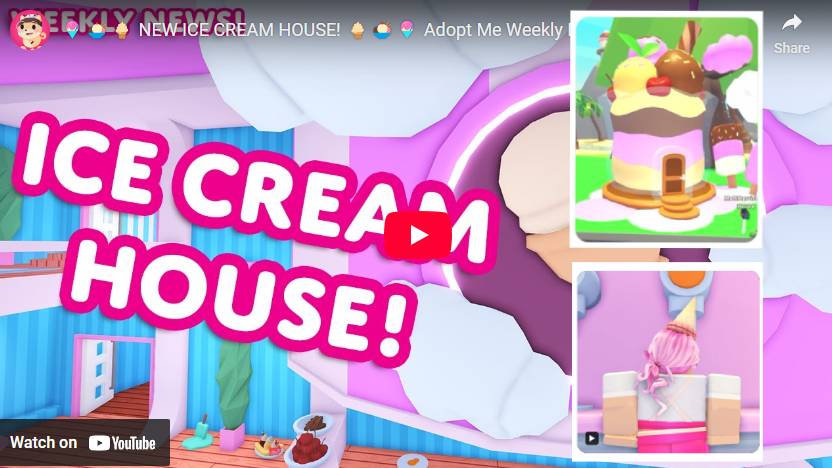 Ice Cream House Adopt Me - First Look