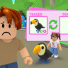 Sad bacon getting a free toucan